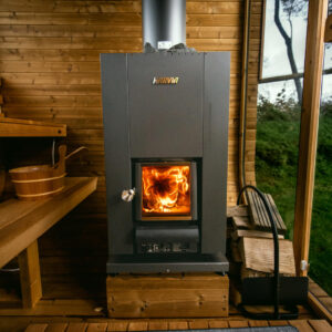 Harvia Linear 18 Compact Wood-Burning Sauna Heater