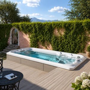 j-19DT_PowerPro_1 J-19DT PowerPro | 6–7 Person Dual Zone Swim Spa & Hot Tub | Jacuzzi