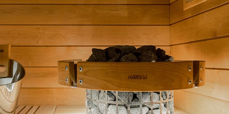 Harvia Cilindro Saunakachel - PC90XW Steel